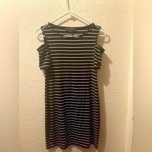 White House Black Market striped dress
